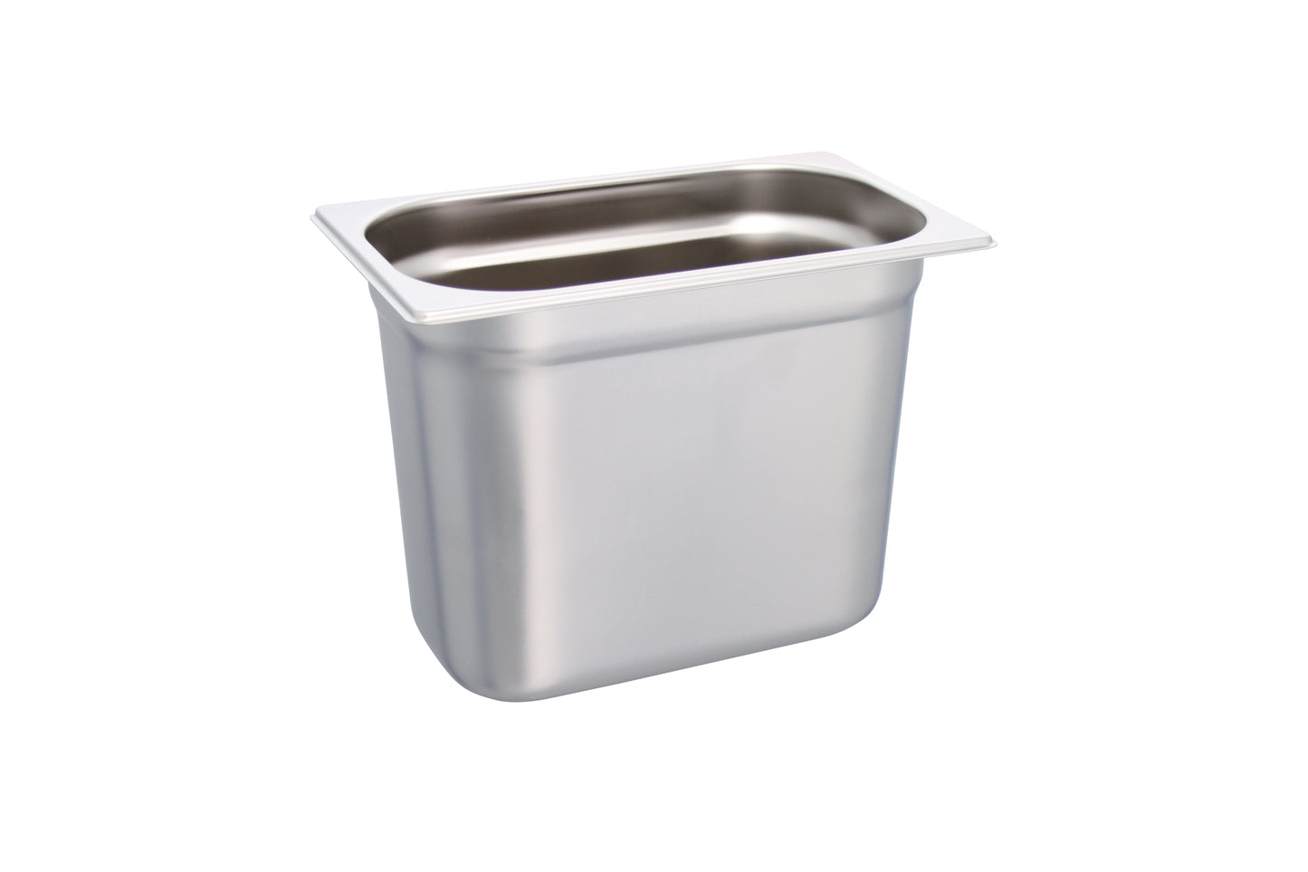 Edelstahlbehälter für Gastronomiebedarf.
