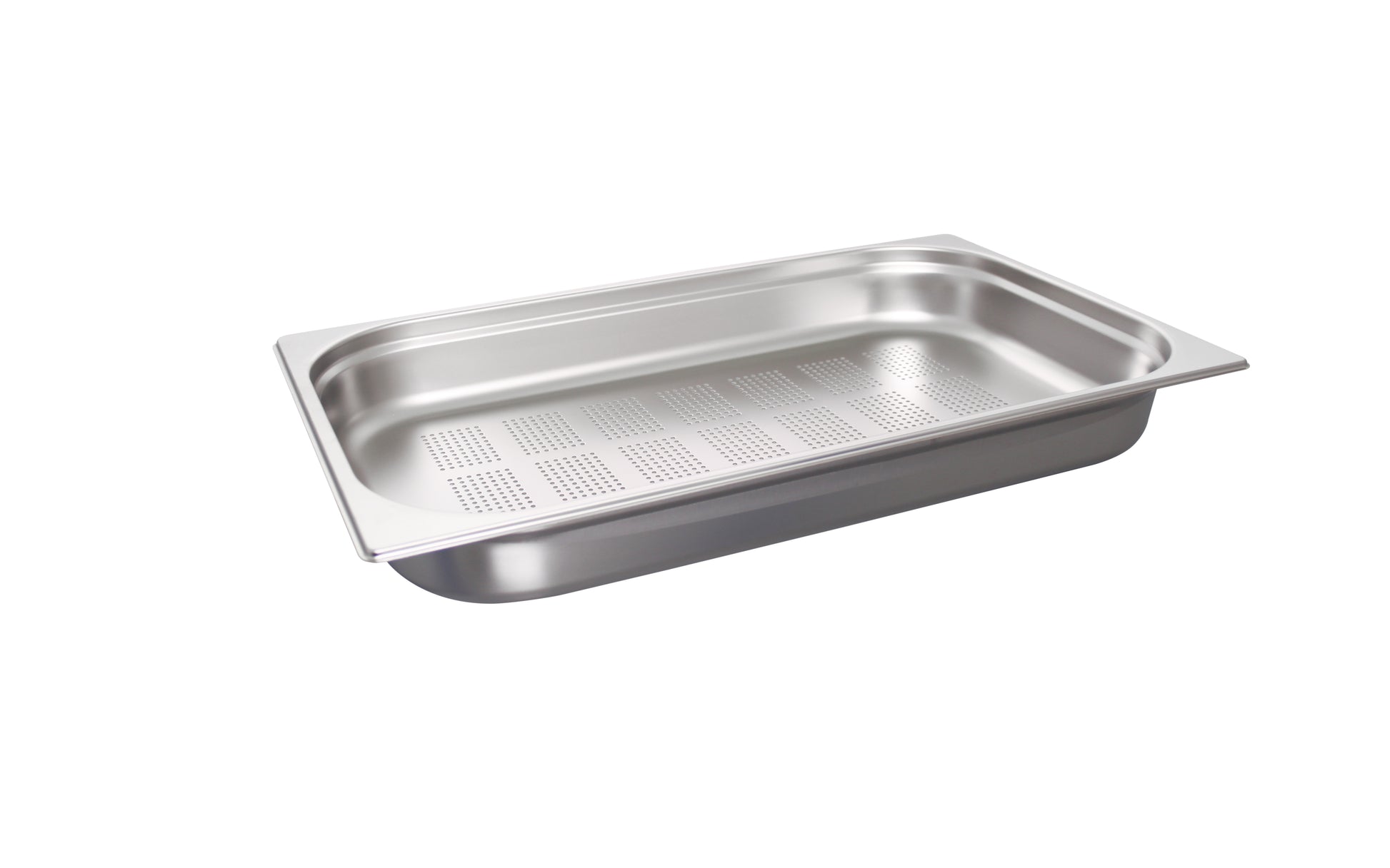 Edelstahl-Bain-Marie-Behälter.