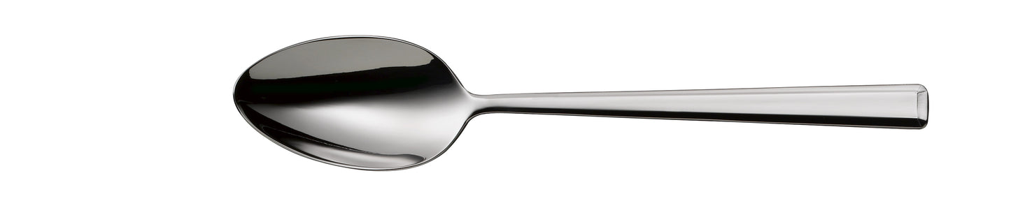 Löffel aus Edelstahl Nahaufnahme