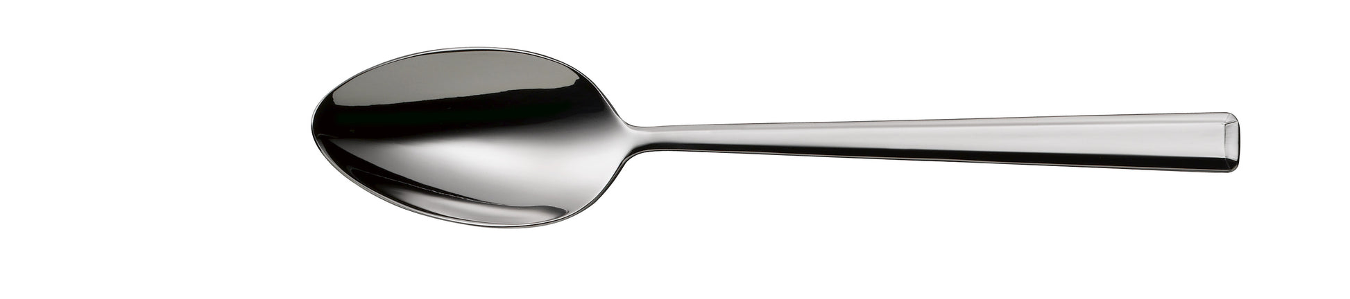 Löffel aus Edelstahl Nahaufnahme