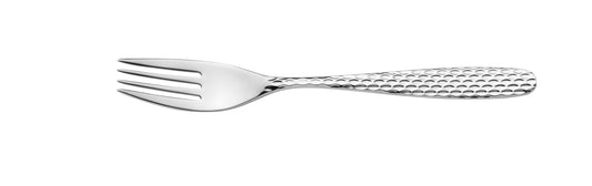 Gabel aus Edelstahl Nahaufnahme