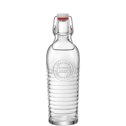 Glasflasche mit Drahtverschluss