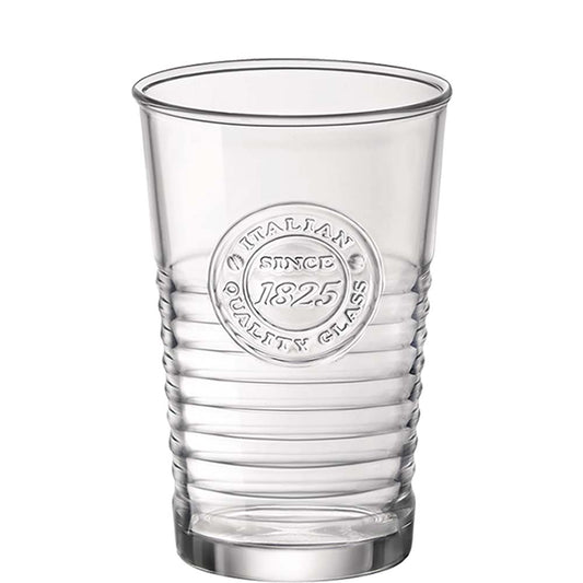 Rippglas mit Logo