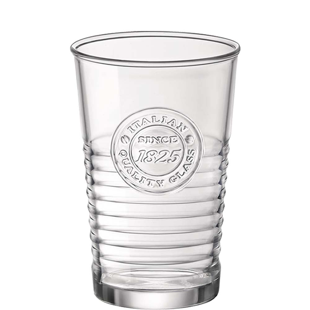 Rippglas mit Logo