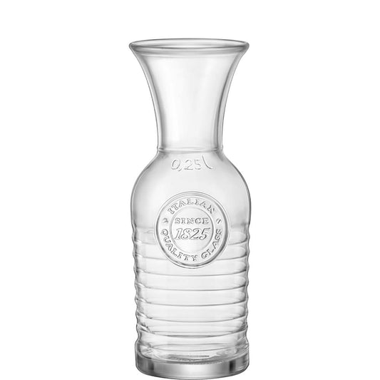 Glaskaraffe mit 0,25 L