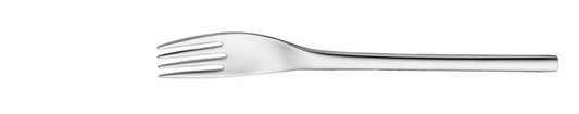 Edelstahlgabel für Gastronomiebedarf.