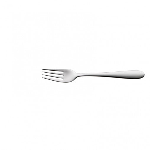 Gabel auf weißem Hintergrund.