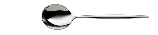 Metalllöffel auf weißem Hintergrund