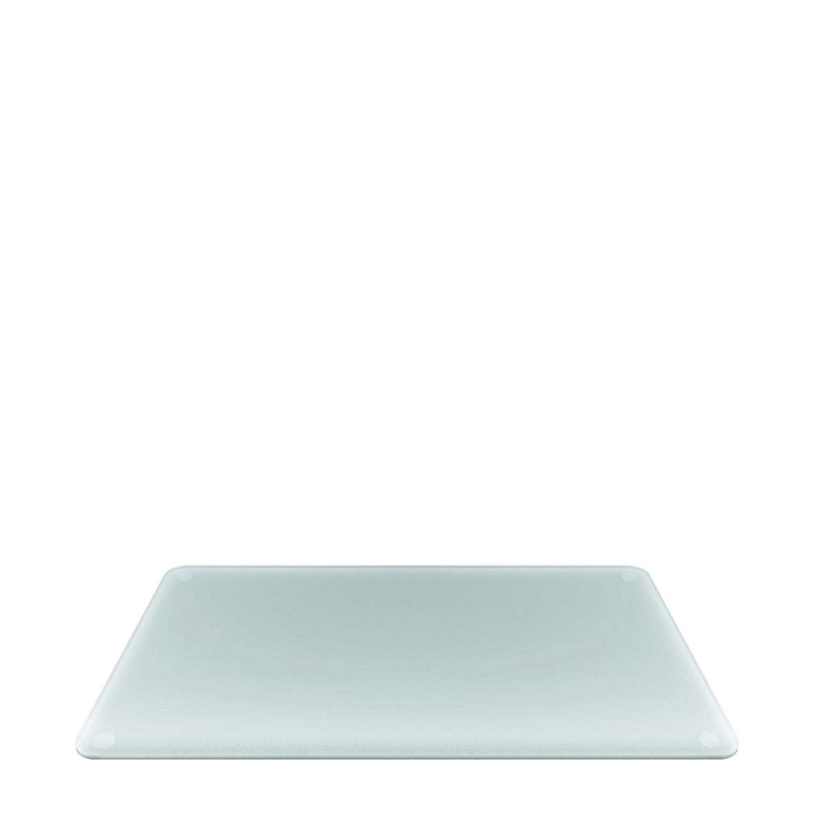 Leeres, transparentes Serviertablett