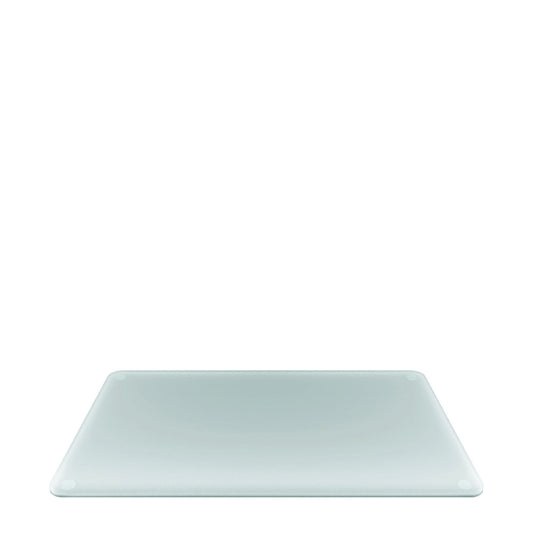 Leeres, transparentes Serviertablett