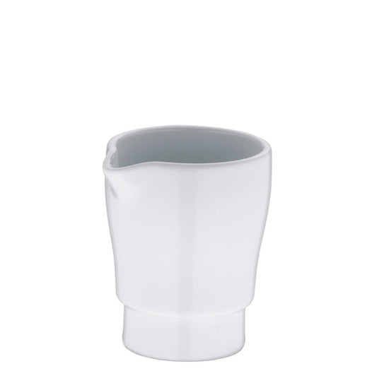 Weiße Kaffeetasse mit Riss