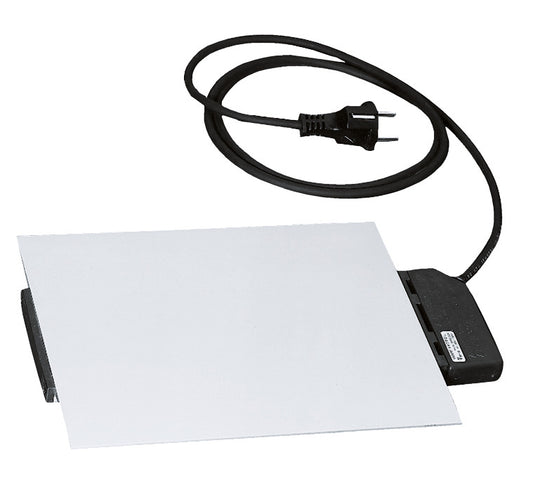 Elektrische Wärmeplatte mit Kabel.
