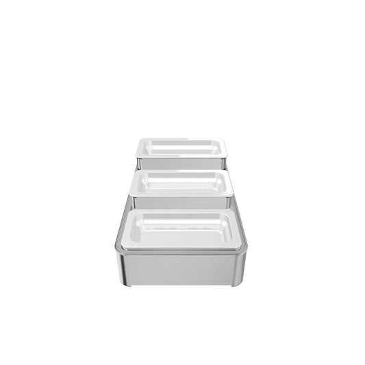 Edelstahlbehälter für Gastronomie.