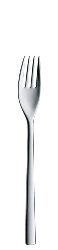 Edelstahlgabel für Gastronomiebedarf.