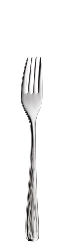 Edelstahlgabel für Gastronomiebedarf.