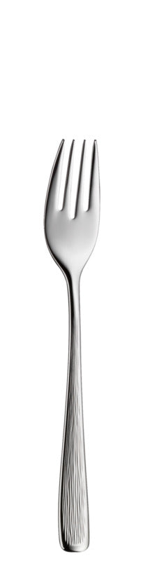 Edelstahlgabel für Gastronomiebedarf.