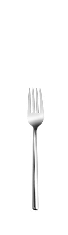 Edelstahlgabel für Gastronomiebedarf.