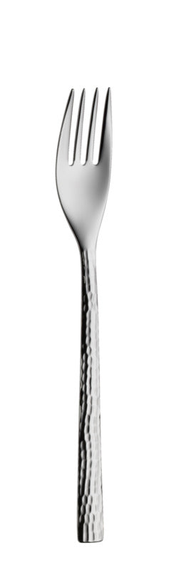 Edelstahlgabel für Gastronomiebedarf.