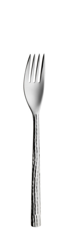 Edelstahlgabel für Gastronomiebedarf.