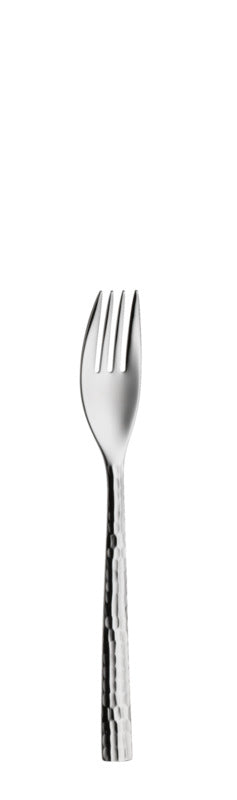 Edelstahlgabel für Gastronomiebedarf.
