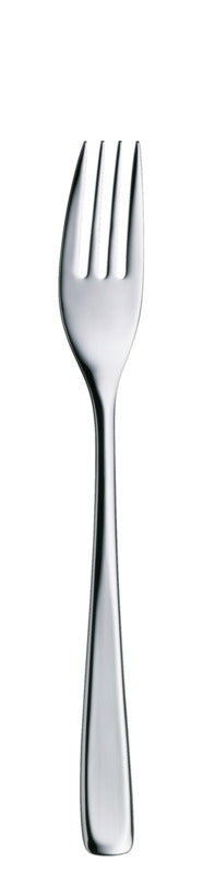 Edelstahlgabel für Gastronomiebedarf.