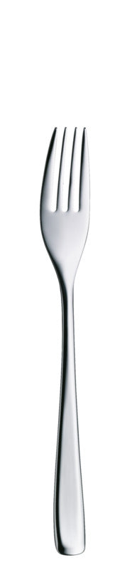 Edelstahlgabel für Gastronomiebedarf.