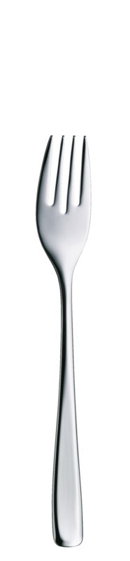 Edelstahlgabel für Gastronomiebedarf.