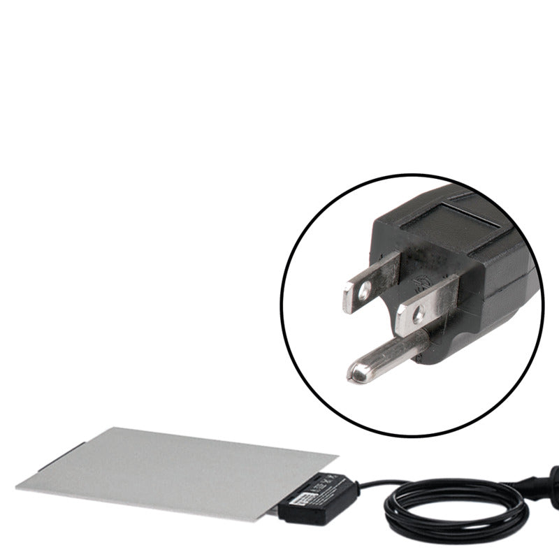Stecker und Heizplatte für Gastronomie.