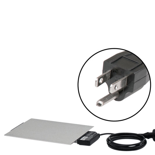 Stecker und Heizplatte für Gastronomie.