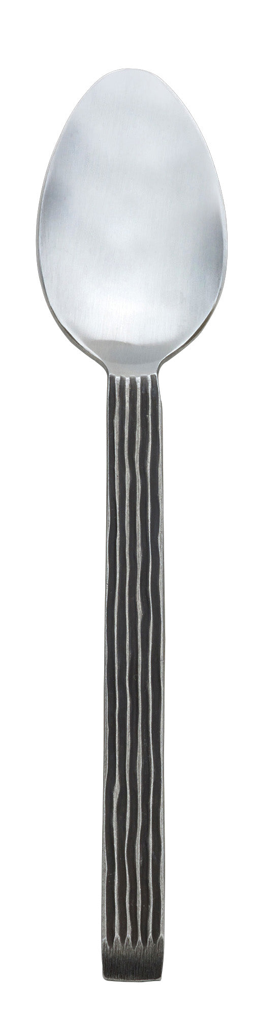 Löffel mit geriffeltem Griff.