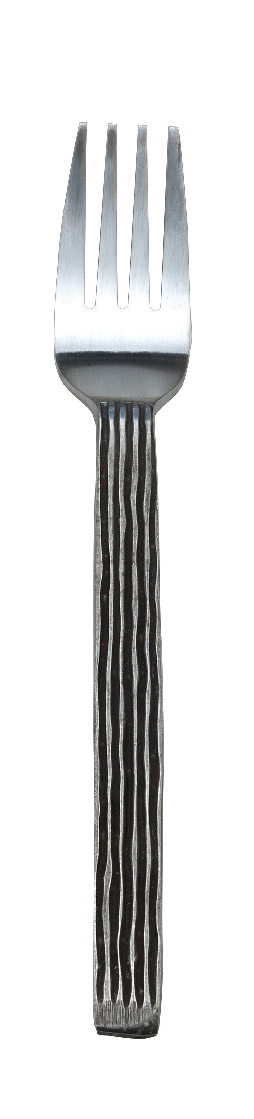 Metallgabel mit strukturiertem Griff.