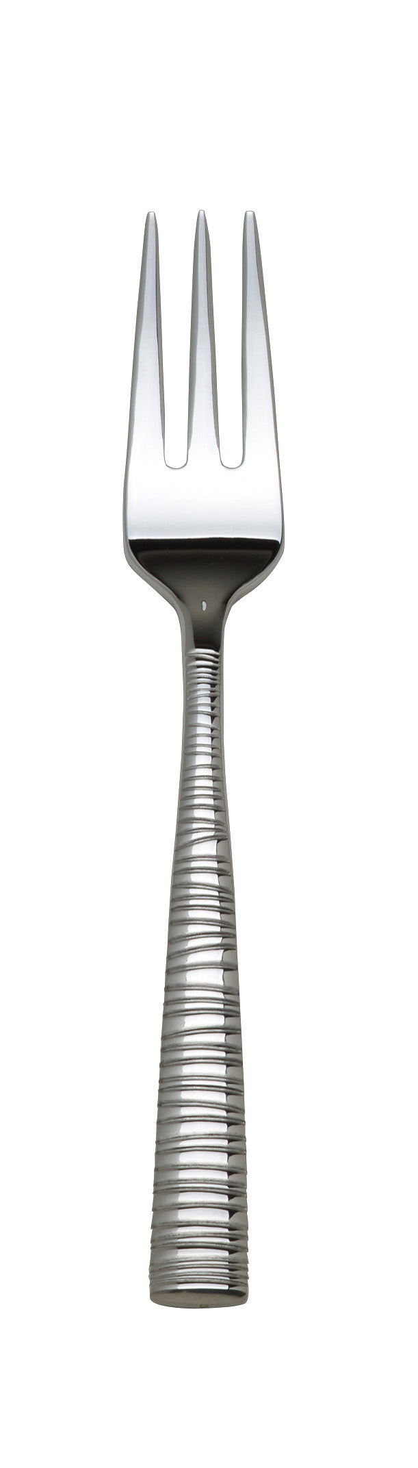 Dreizack-Gabel mit geriffeltem Griff.