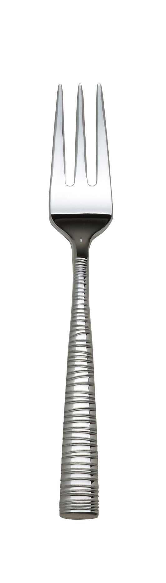 Dreizack-Gabel mit geriffeltem Griff.