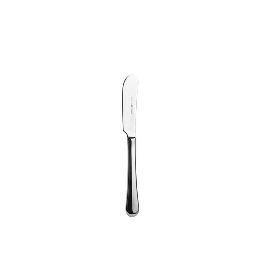 Buttermesser aus Edelstahl, schlichtes Design.