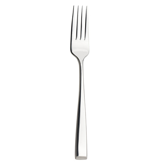 Gabel aus Edelstahl, schlichtes Design.