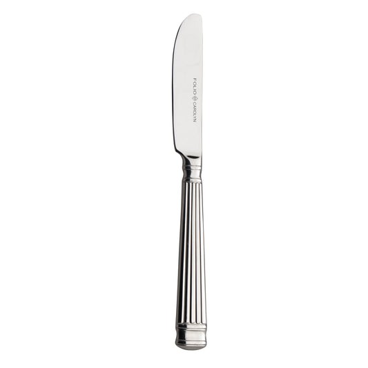 Silbernes Buttermesser mit Gravur.