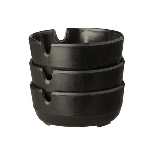 Aschenbecher, 3er Set, Ø 8 cm, H: 3 cm
