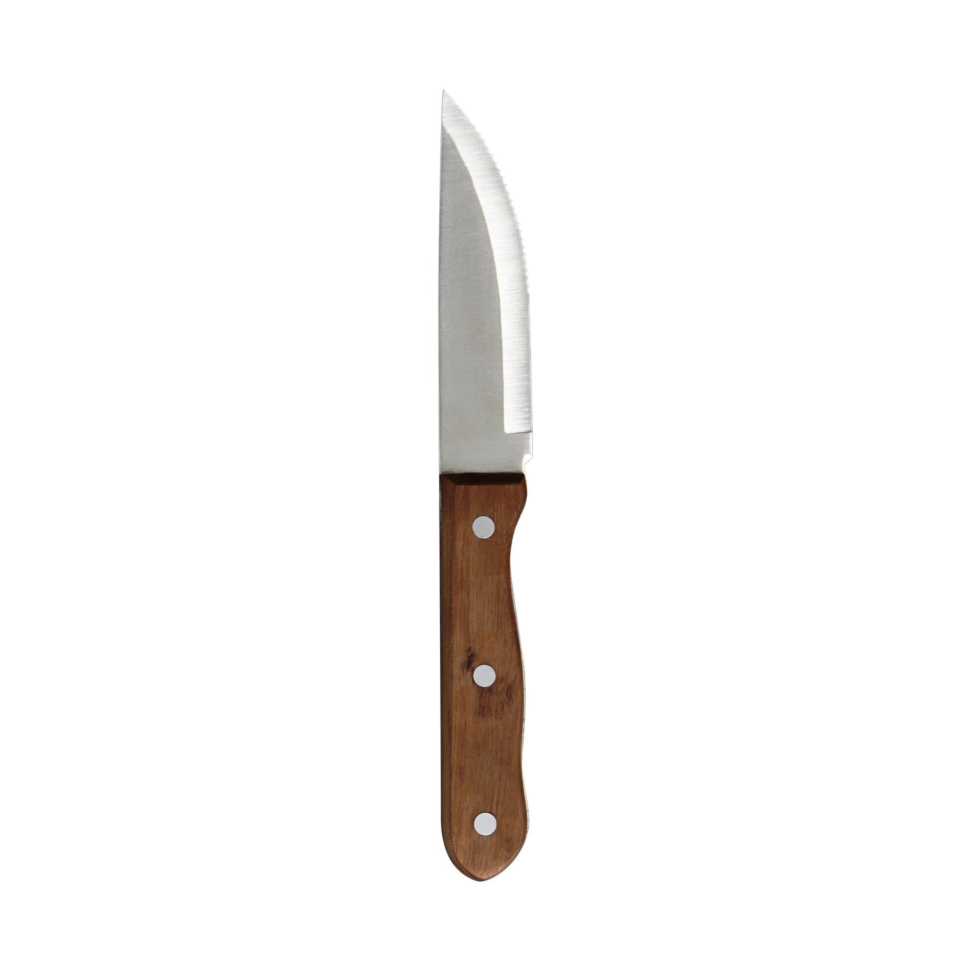 Messer mit Holzgriff, isoliert.
