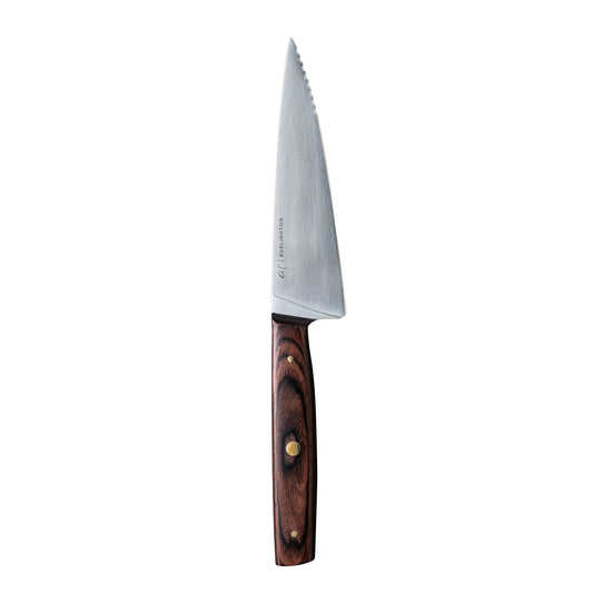 Küchenmesser mit Holzgriff.