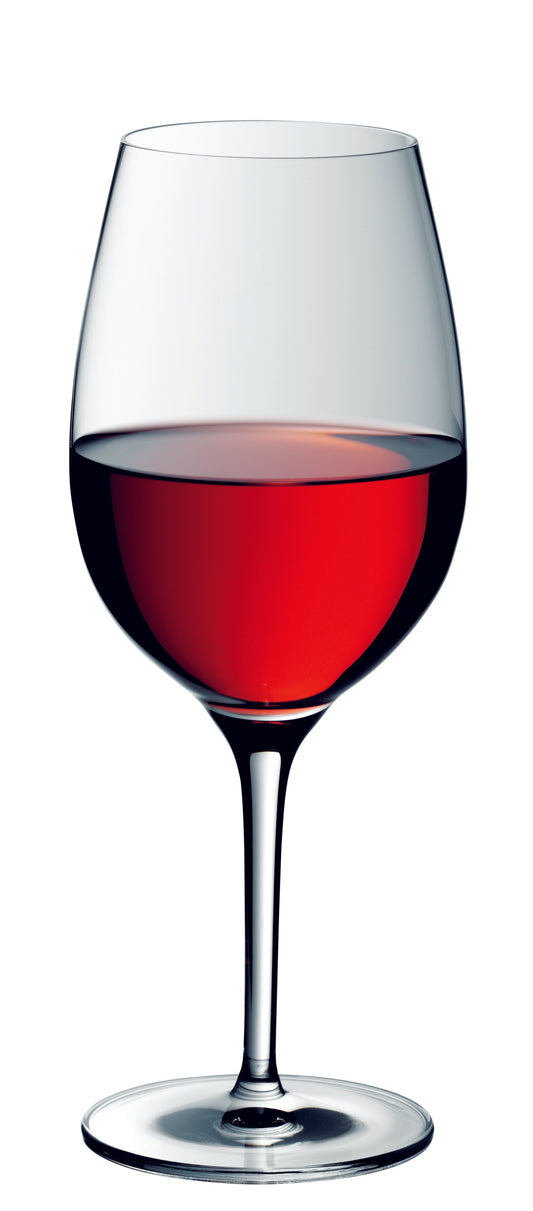 Weinglas mit Rotwein
