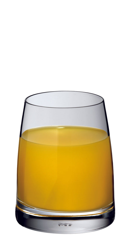Glas mit Orangensaft, Nahaufnahme