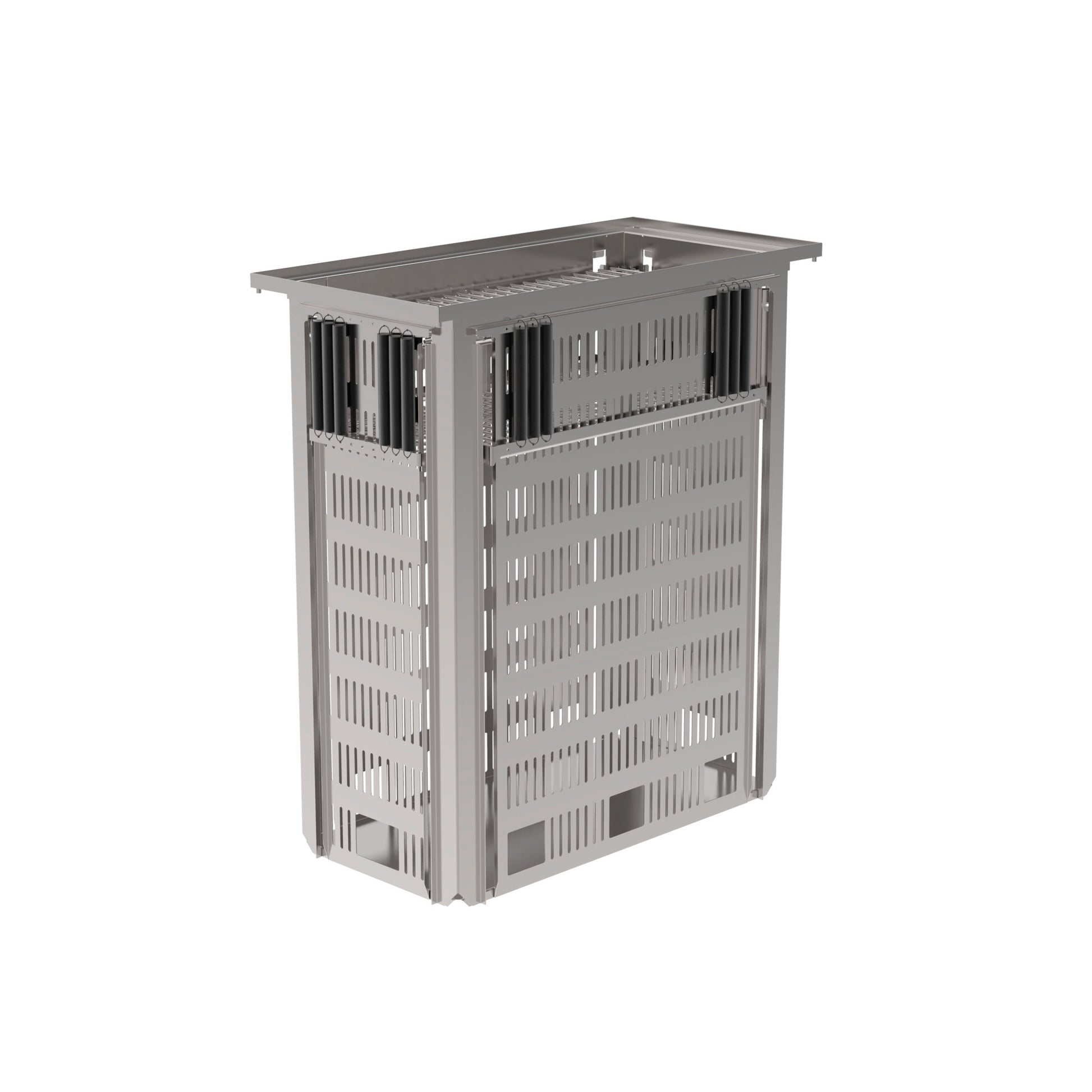 Metallbehälter für Gastronomiebedarf.