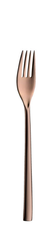 Rosenfarbener Gabel für Gastronomie.