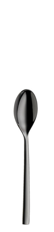 Schwarzer Löffel für Gastronomie.