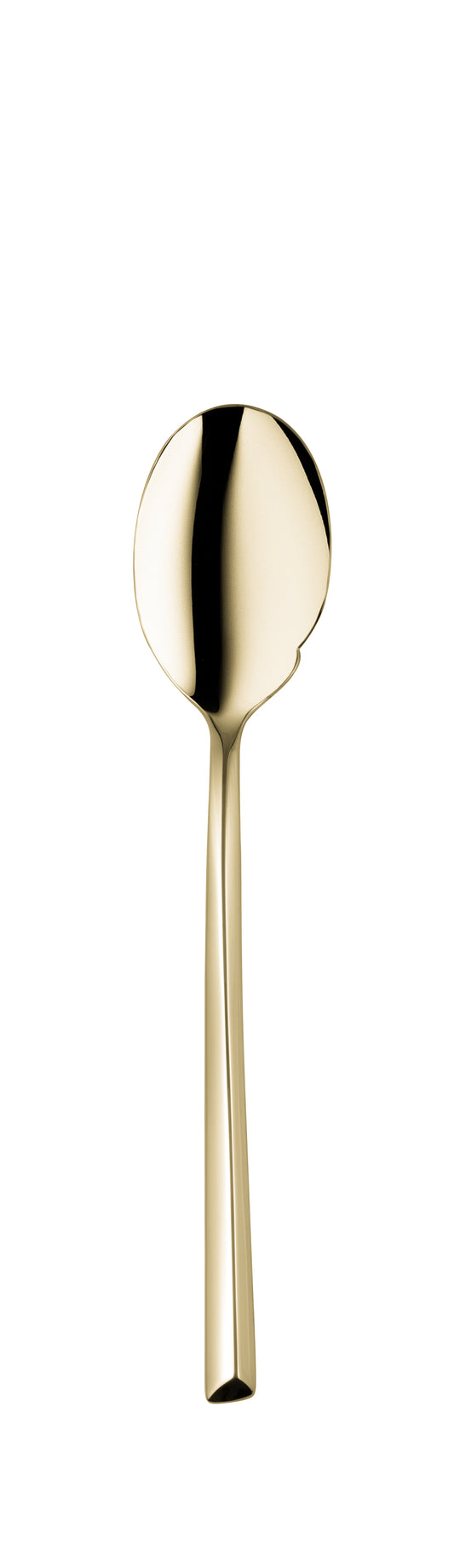 Goldener Servierlöffel für Gastronomie.