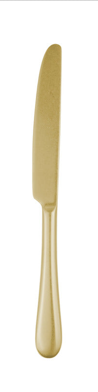 Goldenes Messer für Gastronomie.