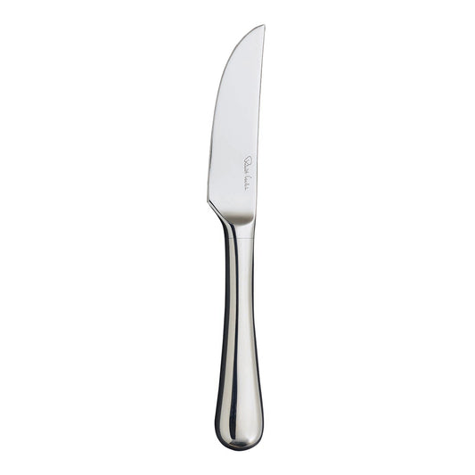 Silbernes Steakmesser mit Gravur.