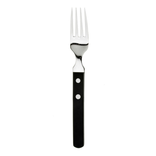 Gabel mit schwarzem Griff.