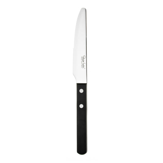 Schwarzes Messer mit weißer Klinge.