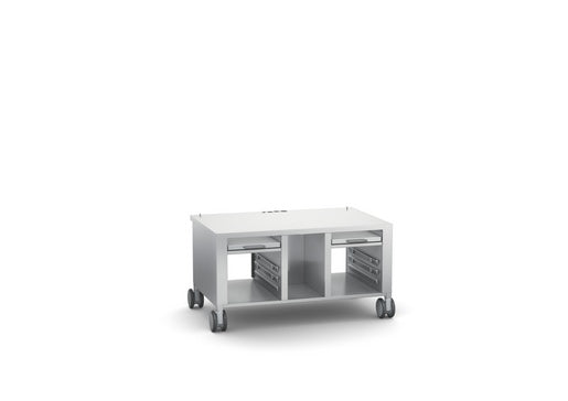 Mobiler Edelstahlwagen für Gastronomie
